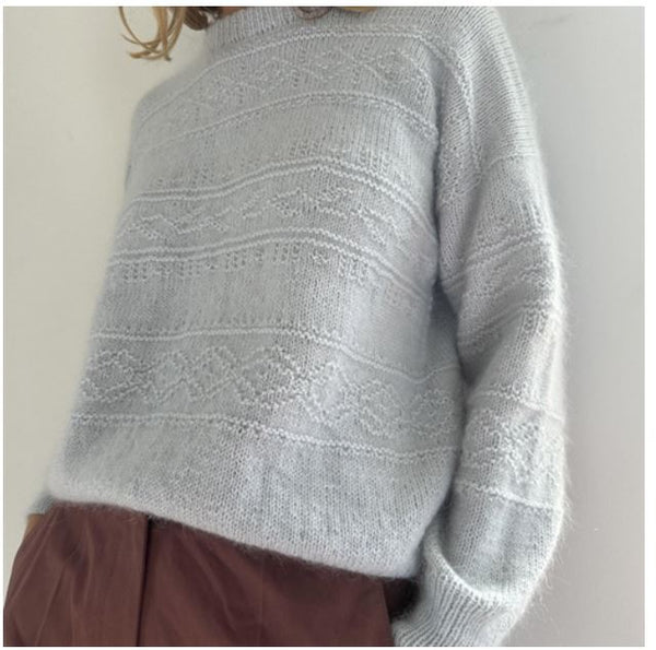 Porcelain Damask Sweater - Lene Holme Samsøe opskrift