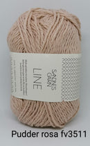 Pudder rosa Sandnes garn
