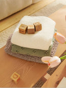 Sandnes Opskrift / 2406 Babytæpper/ Nr. 1 Rilletæppe