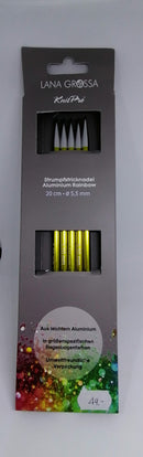 Strømpepinde Rainbow 20 cm