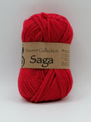 Saga . rød