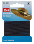 Rundelastik 1,5mm - 3m - Sort