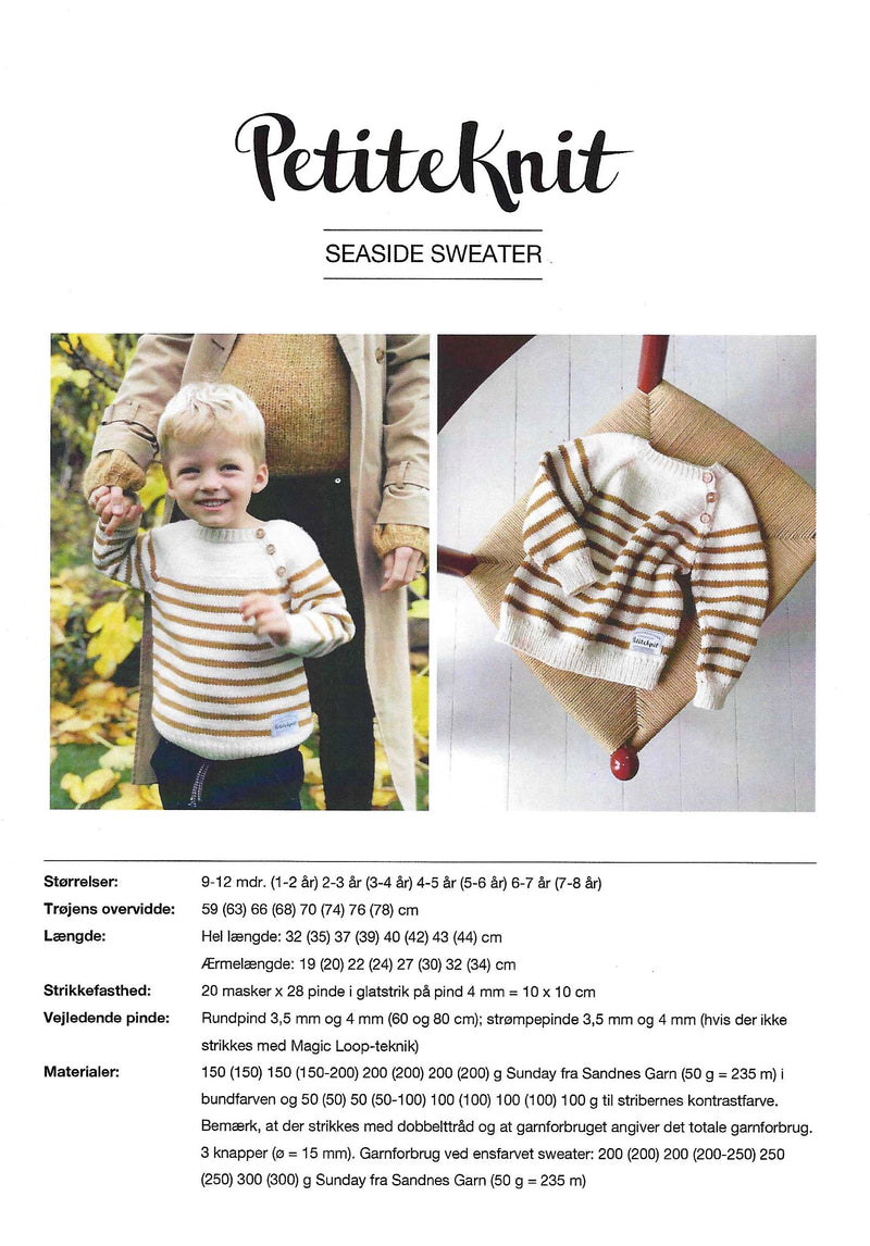 Seaside Sweater - PetiteKnit opskrift