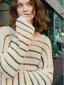 Sandnes Opskrift / 2404 Sommerstrik / Nr. 10 Sebrina Sweater