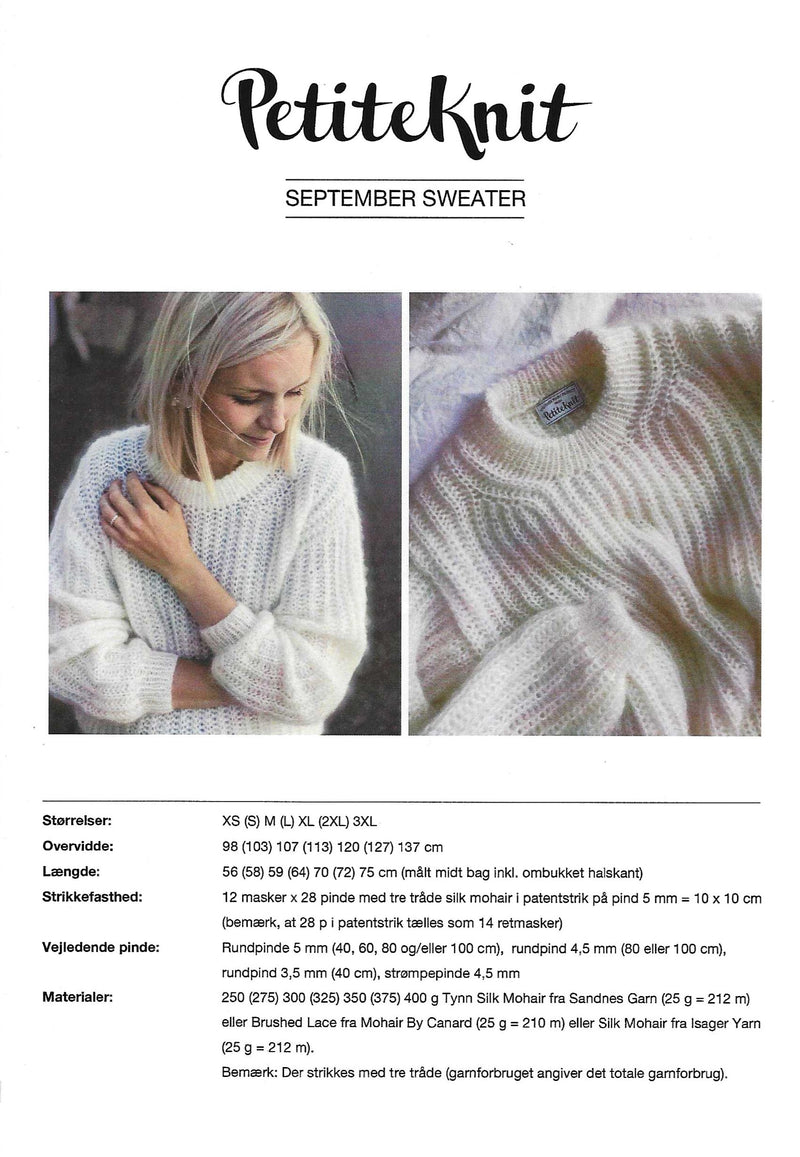 September Sweater - PetiteKnit opskrift