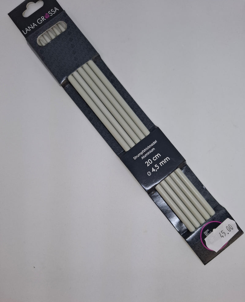 Strømpepinde 20 cm Aluminium