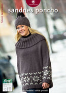 Tema 25 Sandnes opskrift hæfte - Poncho til barn -voksen