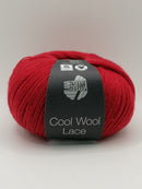 Cool Wool Lace - Vinrød