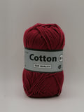 Cotton 8/4- Vinrød