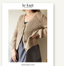 Chunky Dahlia m/v-neck cardigan