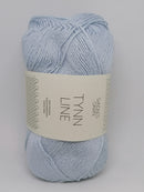 Tynn Line - Lys blå