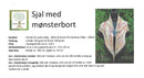Strikkekit til sjal med mønsterbort