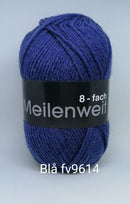 Meilenweit 8-fach 100g - Fabriksinformation: Lana Grossa, Ingolstädter Str. 86, 85080 Gaimersheim, Germany - office@lanagrossa.de