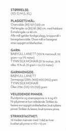 Sandnes ENKELT opskrift - Kløverkjole