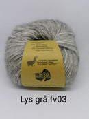 Natural Alpaca Pelo - Lys grå