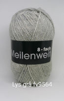 Meilenweit 8-fach 100g - Fabriksinformation: Lana Grossa, Ingolstädter Str. 86, 85080 Gaimersheim, Germany - office@lanagrossa.de
