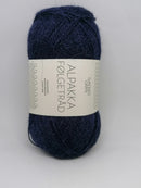 Marine blå Alpakke Følgetråd
