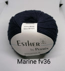 Esther marine blå