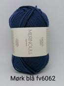 Merinoull - Mørk blå