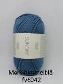 Mørk Himmelblå Sunday