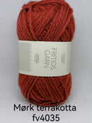 Mørk Terrakotta Fritidsgarn