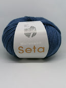 Meilenweit 100 Seta - Fabriksinformation: Lana Grossa, Ingolstädter Str. 86, 85080 Gaimersheim, Germany - office@lanagrossa.de