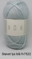 Kos - Støvet lysblå