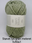 Støvet Lysgrøn Meleret Fritidsgarn