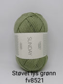 Støvet lysgrøn Sunday