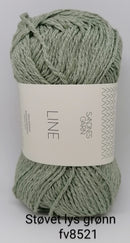 Støvet lysgrøn Line